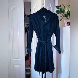 Dark denim dress